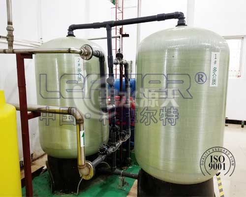 40噸每小時(shí)玻璃鋼多介質(zhì)過(guò)濾器